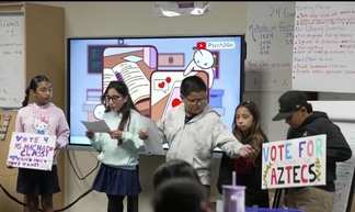 Encanto Elementary Students Hold Digital Mock Election