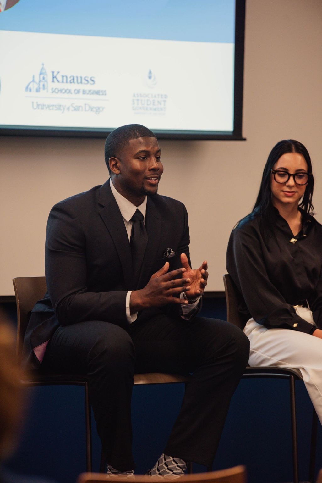 Elijah and Donatella Join the Voice of Success Founder Panel